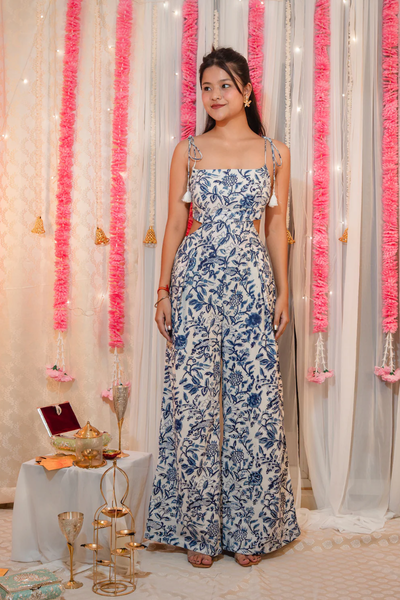 Raya Jumpsuit with tassels