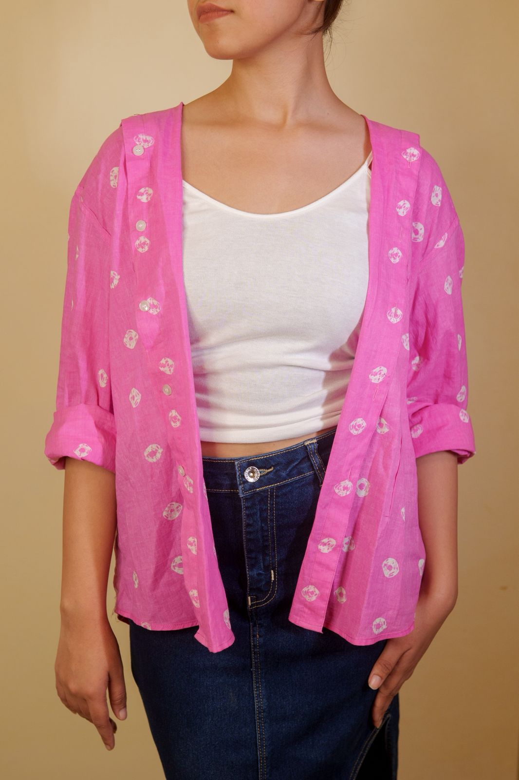 Bandhani Gulabo shirt